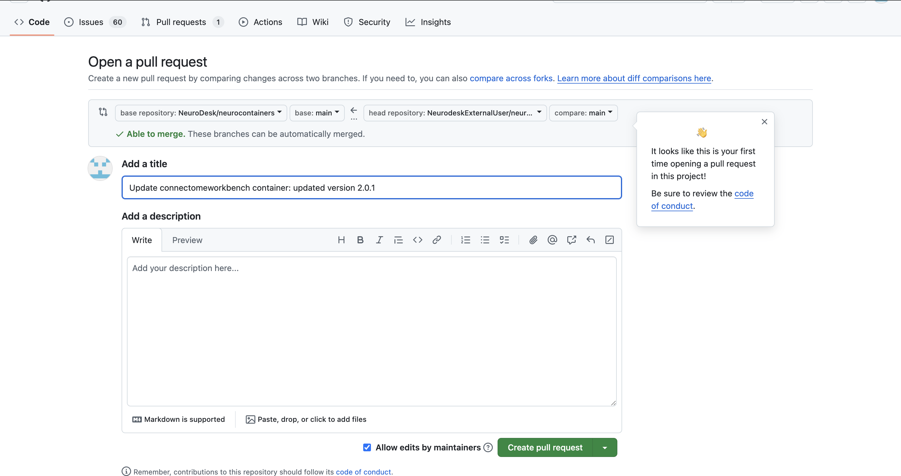 Pull request
